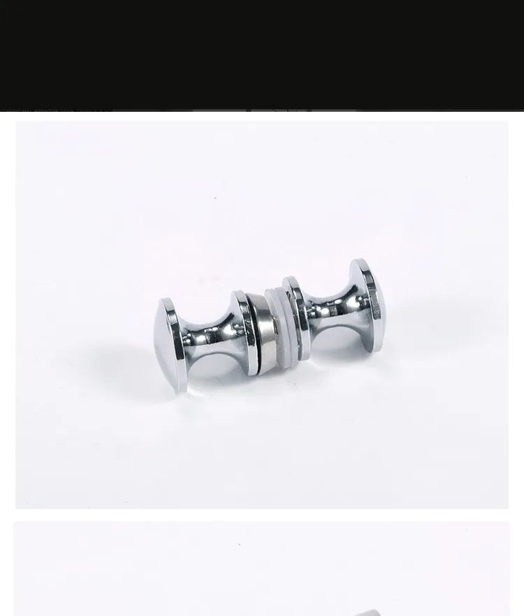 Bathroom Glass Door Handle Wooden Door Round Single-hole Small Handles Cabinet Drawer Knobs household Hardware Accessories