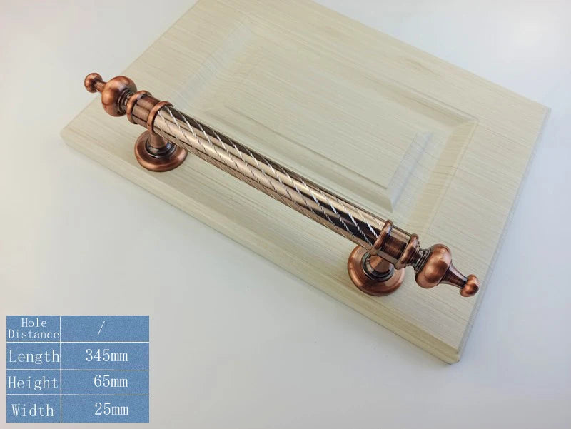 255mm/290mm/345mm Furniture Wooden Door Handle For Bathroom Bedroom Restaurant Sliding Door Handle Wardrobe Gate Pulls Handles