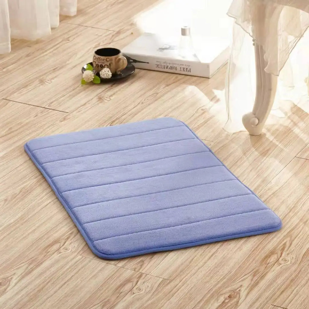 Water Absorption Rug Bathroom Mat Shaggy Memory Foam Bath Mat Set kitchen Door Floor Mat Carpet For Toilet Non Slip   bath mats