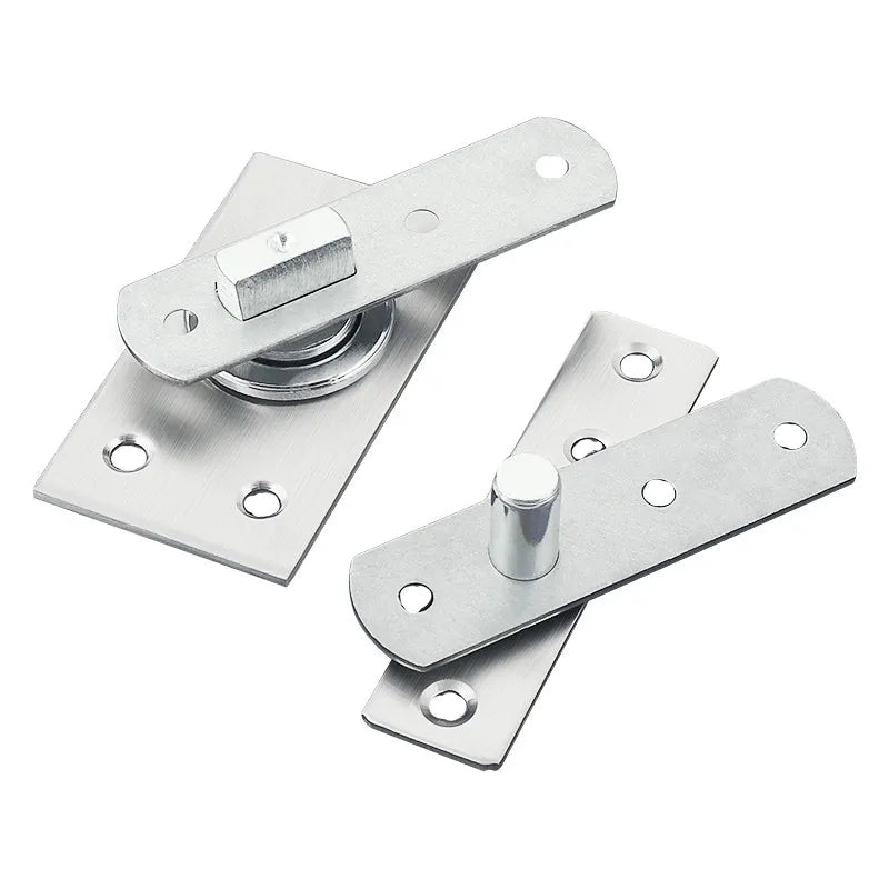 Stainless Steel Pivot Door Hinge Heavy Duty for Wood Shaft Murphy Hinge Up and Down Doors Rotating Hinges Location Shaft Hinge