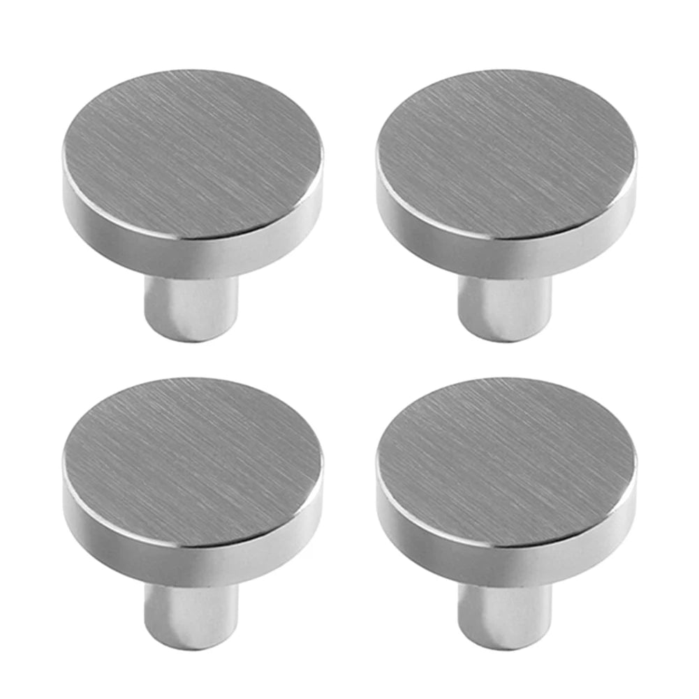 4/10pcs Cabinet Knobs Dresser Knobs Single Hole Round Handle Kitchen Cupboard Door Furniture Hardware