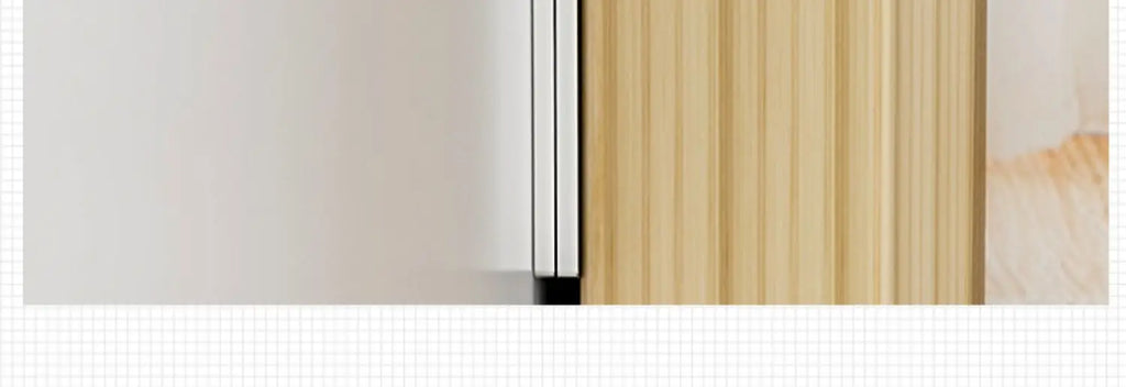 The Magnetic Sliding Door Wardrobe System Adopts A Self-aligning Magnetic Strip Mechanism, Featuring High Magnetic Adhesion
