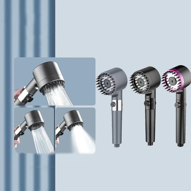 Shower for Bathroom Accessories Three Level Adjustment Showerhead Pressurization Head Massage Knobs Filter Set Showers Parts