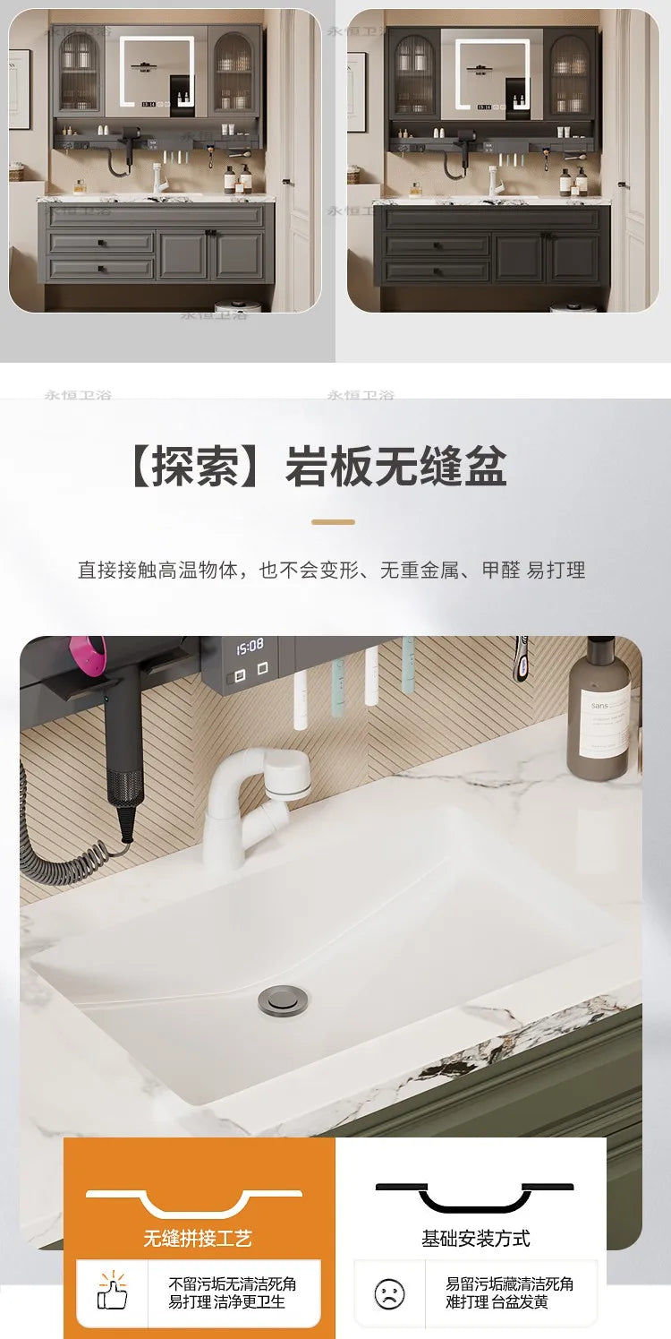 Sink Organizer Bathroom Cabinet Modern Wash Vanity Sink Bathroom Cabinet Wall Shelves Mueble Organizador Home Accessories