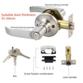 Household Door Handle Lock Round Security Privacy Sliding Front Doors Entrance Keyed Locks for Bedroom Living Room