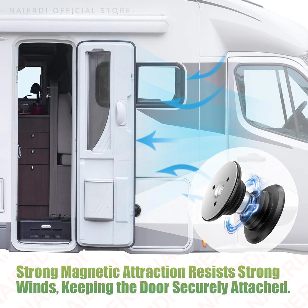 Magnetic Door Catch Stopper Kitchen Door Retainer RV Door Stop Catch Latch for RV Caravan Camper Motorhome Boat Door Holder