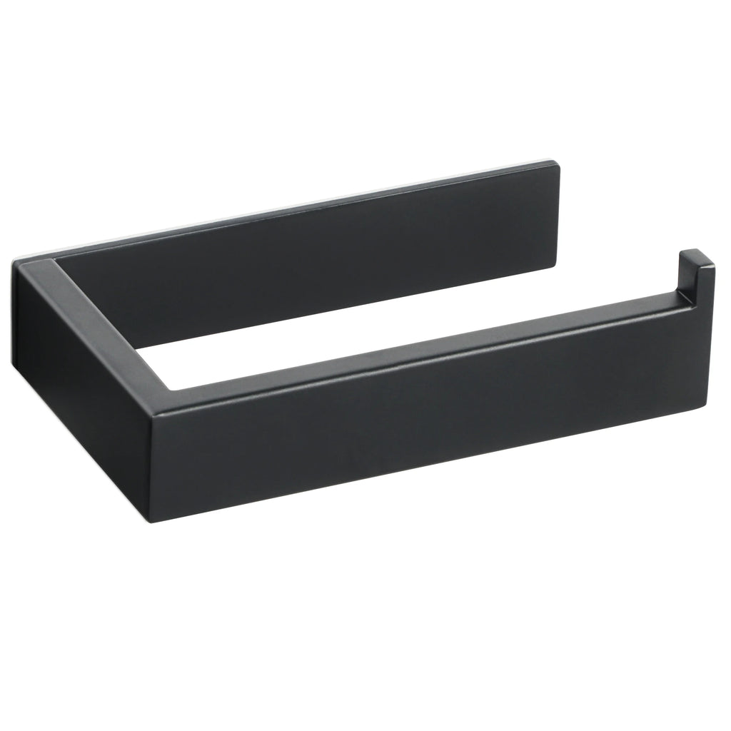Bathroom Hardware Black Bath Robe Hook Towel Rail Bar Rack Bar Shelf Tissue Paper Holder Bathroom Accessories