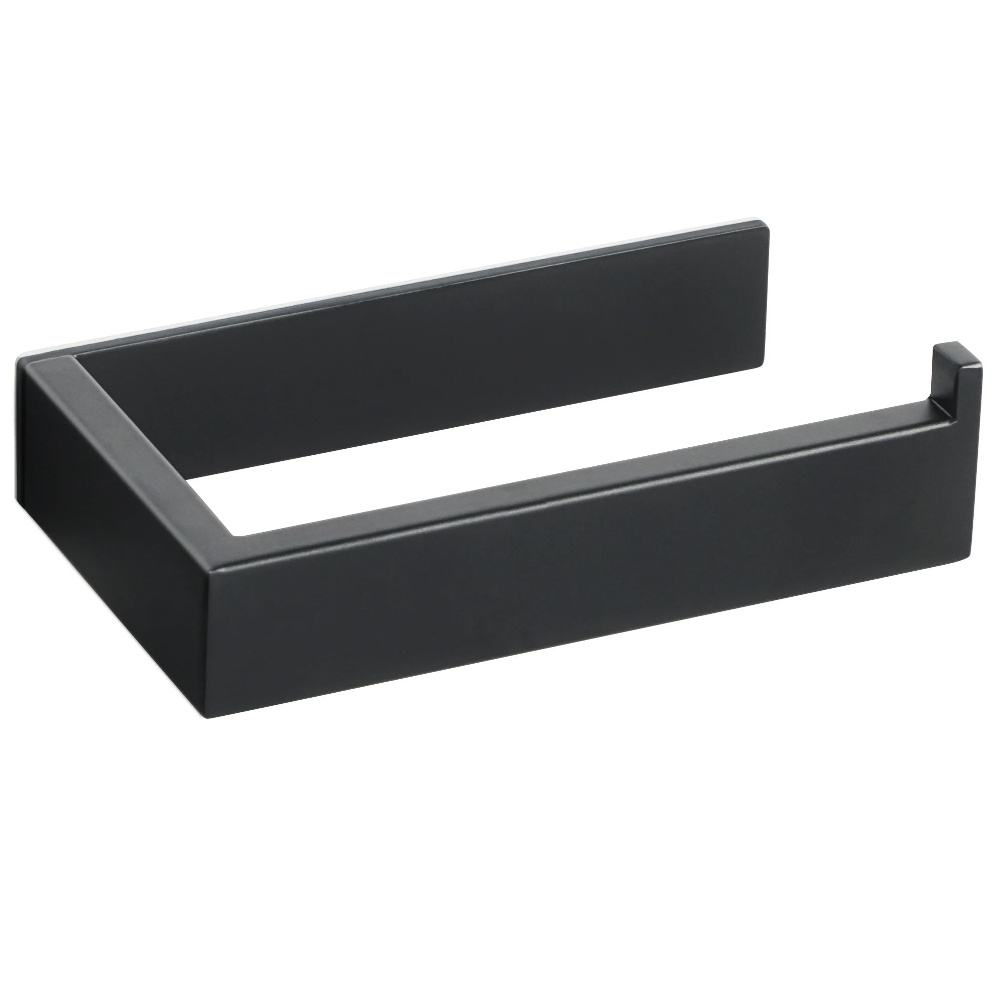 Bathroom Hardware Black Bath Robe Hook Towel Rail Bar Rack Bar Shelf Tissue Paper Holder Bathroom Accessories