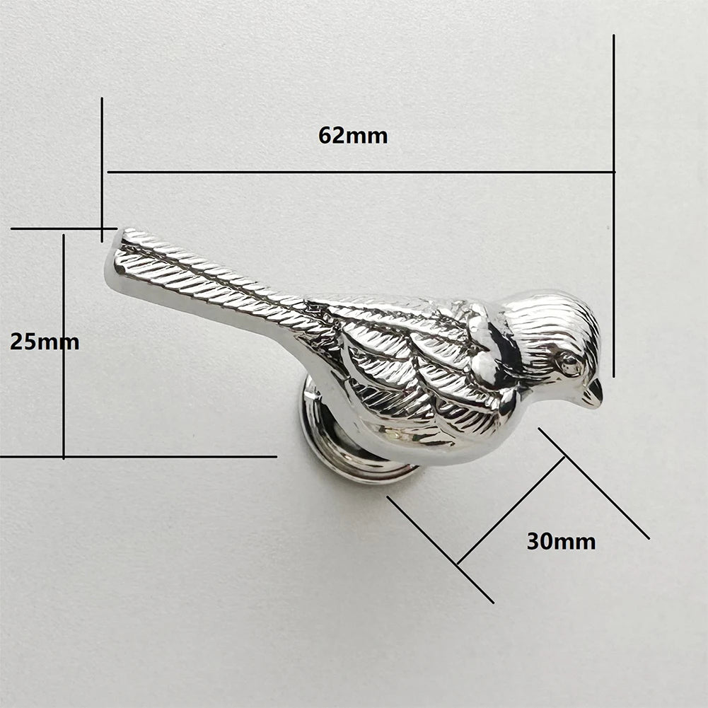 Cabinet Handle Bird Shaped Handle Drawer Knobs Kitchen Cupboard Pulls Wardrobe Door Handles Furniture Hardware Accessories ﻿