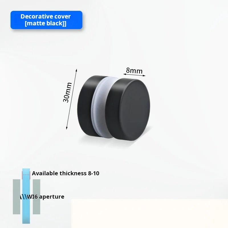 Glass Door Handle Bathroom Door Shower Door Handle Sliding Door Display Cabinet Wine Cabinet Barn Door Single Hole Round Knob