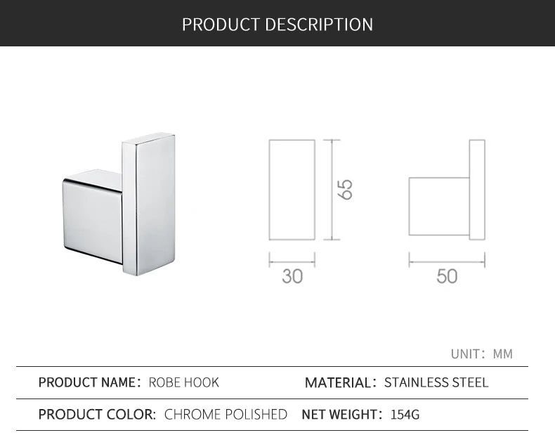 Stainless Steel Bathroom Accessories Wall Shelf Towel Bar Rack Rail Toilet Brush Roll Paper Holder Soap Dish Bathroom Hardware