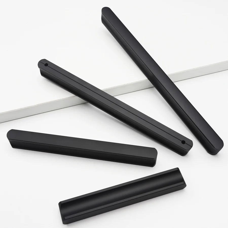 Modern Long Cabinet Handles Hidden-style Aluminum alloy Wardrobe Drawer Handle 800mm 1000mm Furniture Pulls