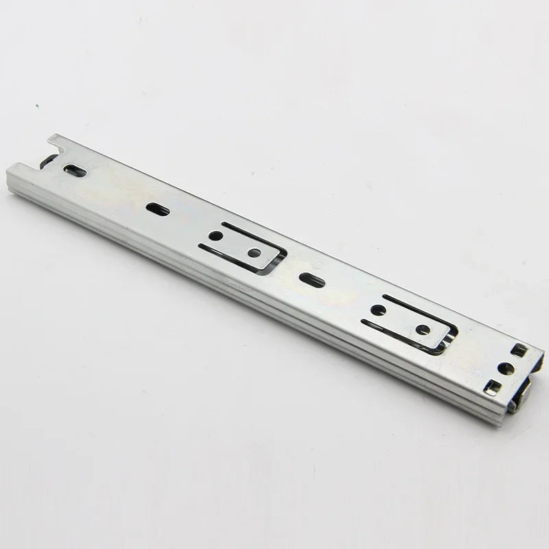 Drawer track, drawer slide, three rail drawer, guide rail, slide rail, furniture hardware fittings, slipway