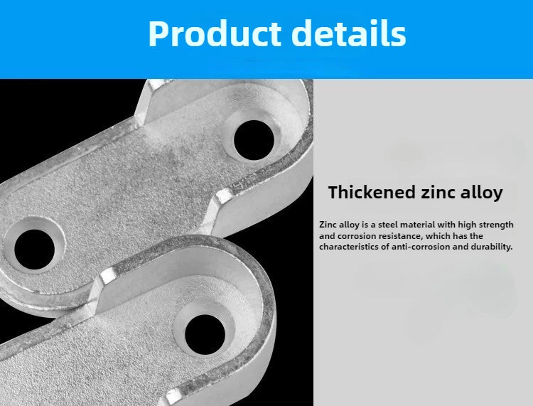 2/4/8PCS Wardrobe Clothes Tube Support Closet Rod Pole End Bracket Thickening Holder Cupboard Hardware Furniture Accessories 16#