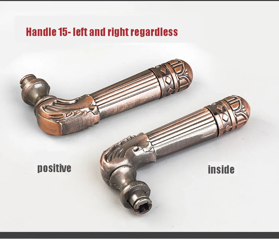 Solid Handle For Anti-theft Door Durable Non Rusting  Thickened Material Household Door Room Bedroom Universal Handle