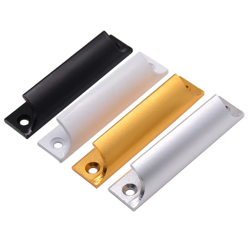 New Aluminum Alloy Door Handle Push-pull Balcony Gate Window Pulls Knob Furniture High Quality