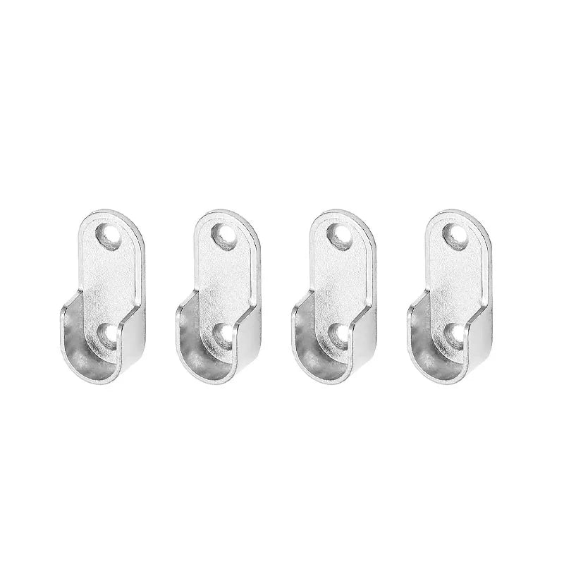 4/8/12pcs Bracket, Hanging clothes rod fixation, wardrobe clothes rail bracket slot, Used for wardrobes, hardware accessories