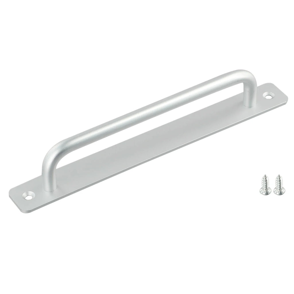 Sliding Door Handle Aluminum Alloy Pull Push Door Handle For Gate Toilet Door Punch-free Pulls Furniture Hardware
