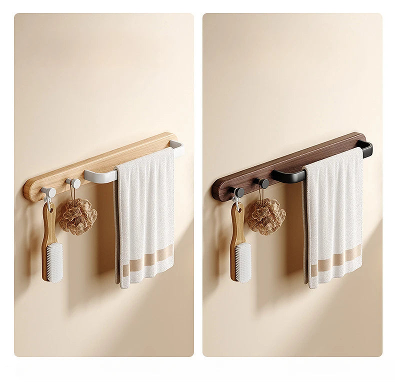 Bathroom Towel Holder  Wall Mounted Towel Rack Shower Room Holder Towel Bar Hanger Toilet shelf Bathroom Accessories