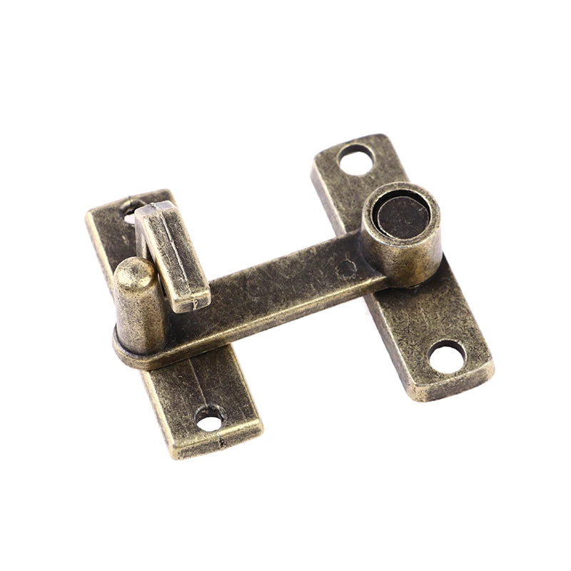 Sliding Window Door Lock Handle Metal Door Latch Home Safety Chain Bronze Guard Latch Bolt With ScrewsDoor Home Hardware