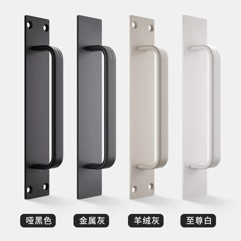WV No-drill door handle aluminum alloy small handle for wooden doors windows, sliding doors, glass sliding doors cabinet drawers