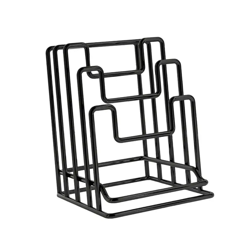 Cutting Board Holder Rack Chopping Board Organizer Stand Pots Pan Lids Rack for Plates Cabinet Restaurant Home Kitchen