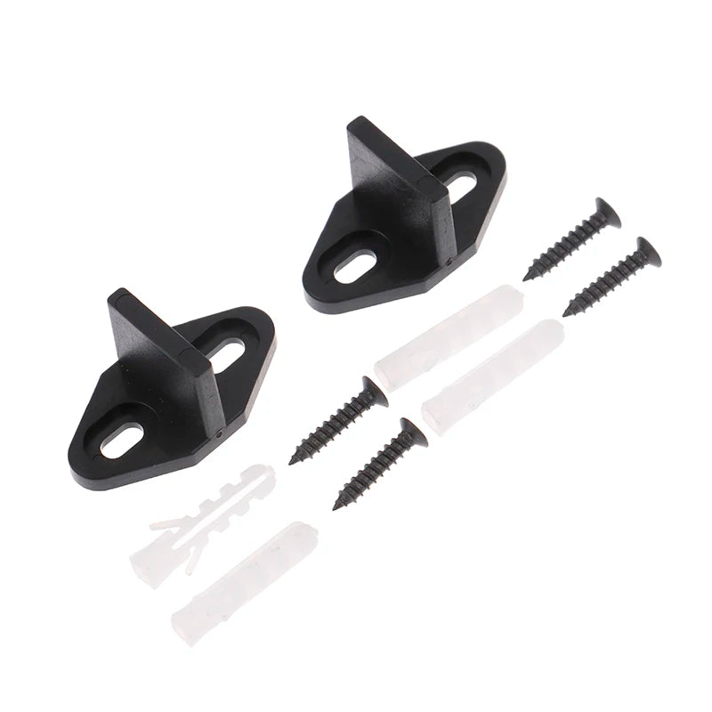 NEW 2sets Sliding Door Floor Guides Closet Door Guide Mounted Bottom Track Guide