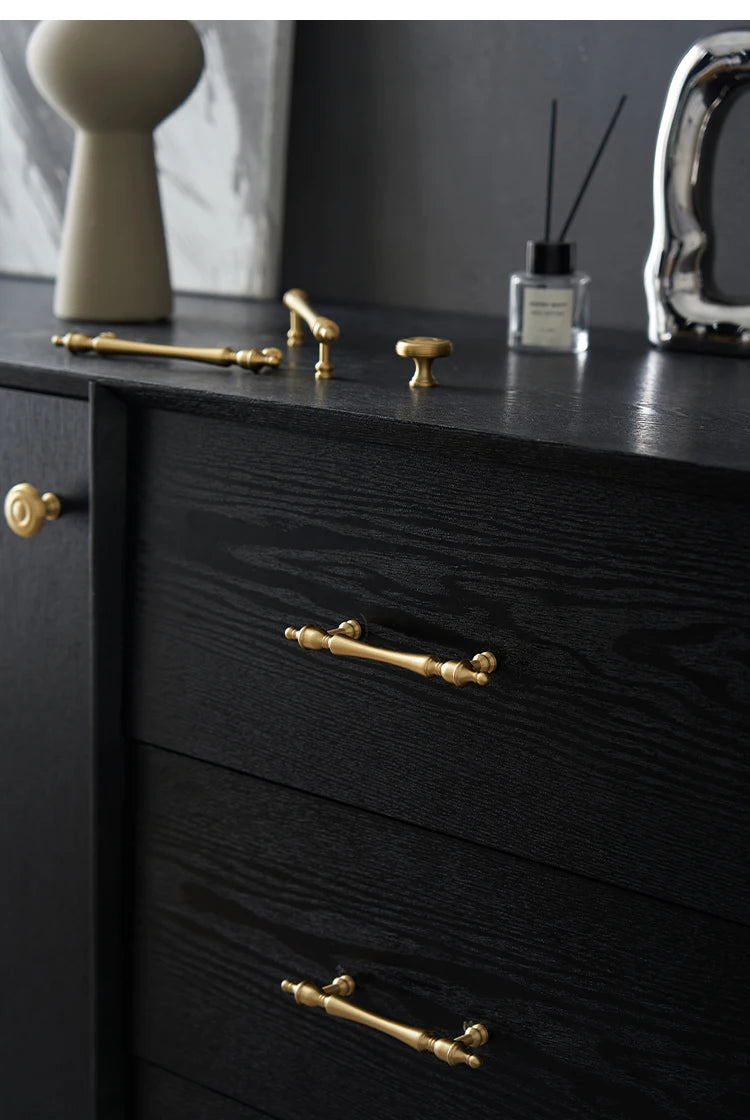 Modern /Solid Brass Furniture Handles for Cabinets and Drawers  Wardrobe Dresser Cupboard / Bedroom Drawers Knobs and Handles