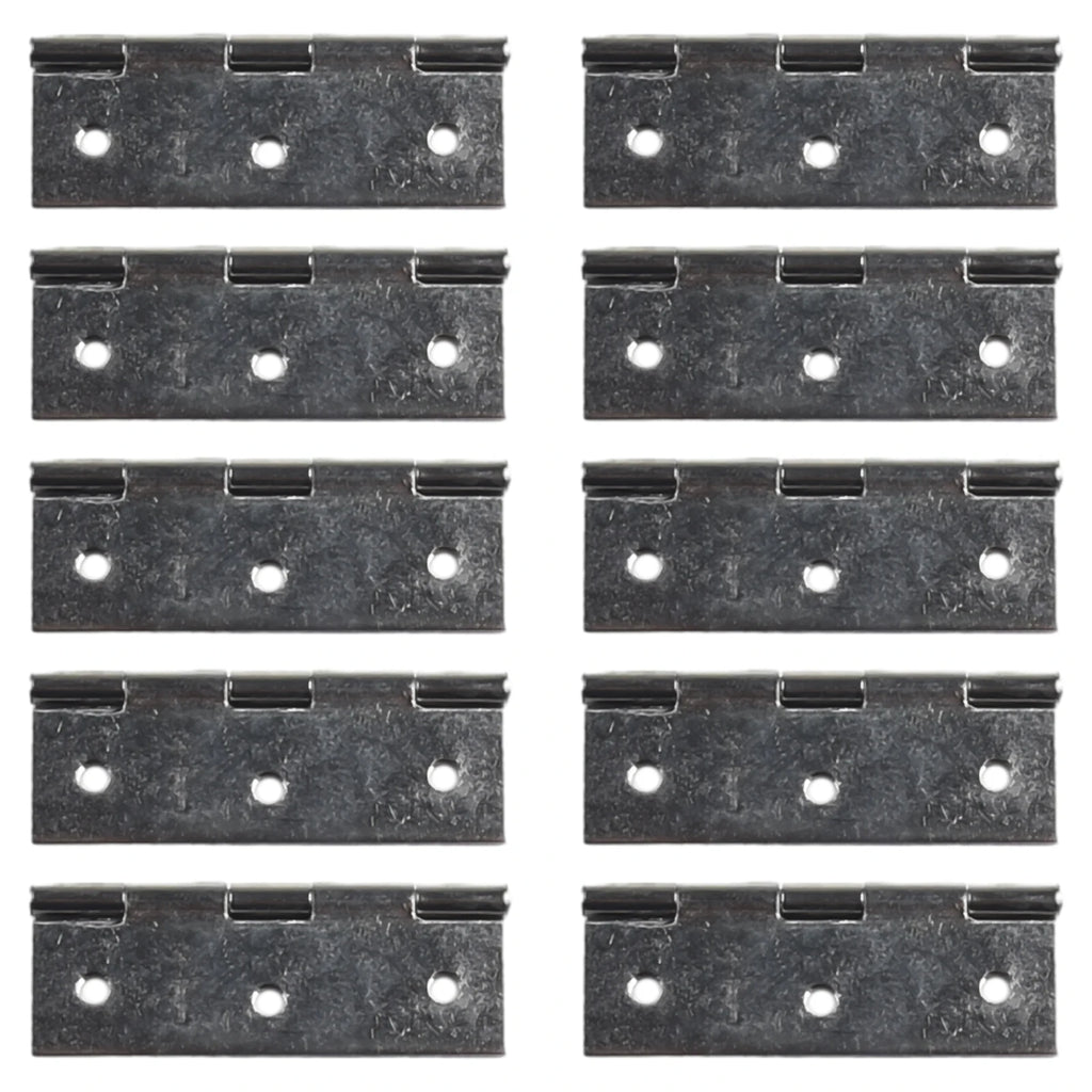 10PCS 3inch Door Hinge Stainless Steel Flat Hinges Window Cabinet Hinges Door Connector Bookcase Wooden Box Furniture Hardware