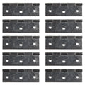 10PCS 3inch Door Hinge Stainless Steel Flat Hinges Window Cabinet Hinges Door Connector Bookcase Wooden Box Furniture Hardware