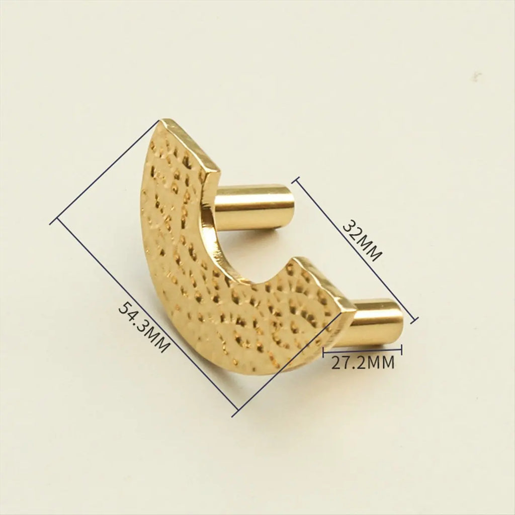 *ABDH Hand-hammered semi-circular cabinet door handles Table drawer handles Modern handles furniture hardware accessories B