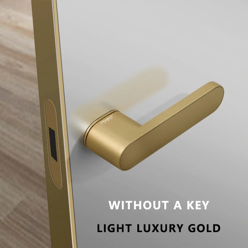 2023 New Ecological Door Lock Indoor Magnetic Suction Silent Minimalist Door Lock Bedroom Door Lock Modern Simple Door Handle