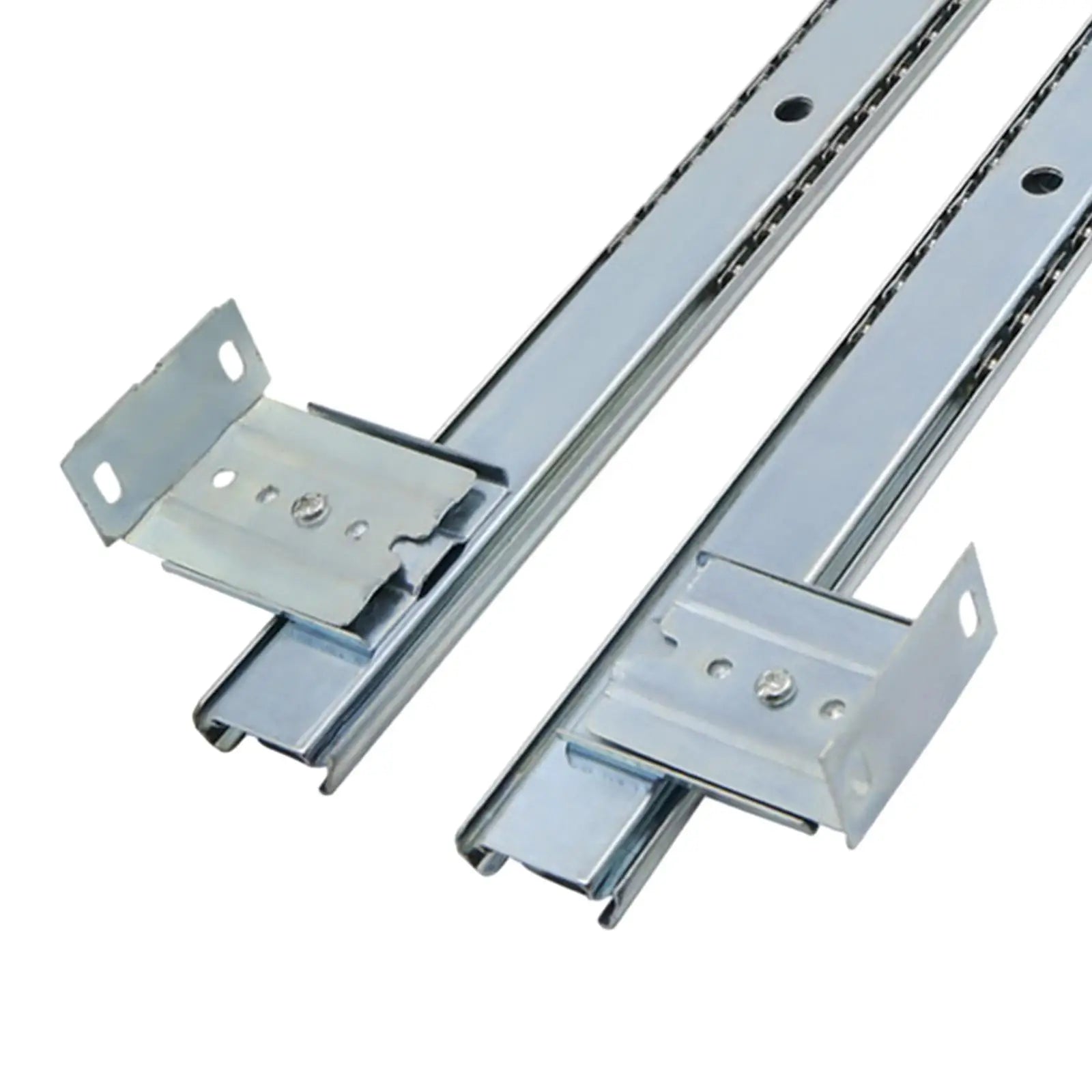 Under Desk Slider Track Keyboard Tray Slides Adjustable Sliding Cabinet Pull Out Keyboard Drawer Rail for Office Home Cabinet