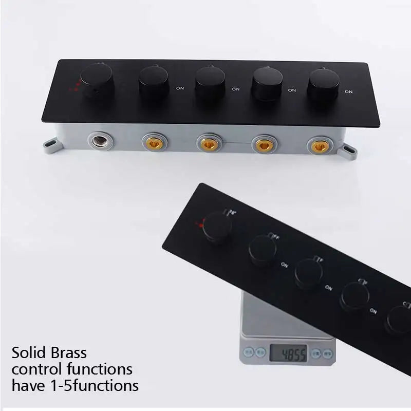 Popular Bathroom Accessories LED Shower Head Set Smart Music Shower Head Faucet Rainfall Waterfall Mist Bathroom Spray Shower