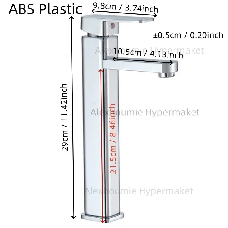 Basin Sink Bathroom Faucet Deck Mounted Hot Cold Water Basin Mixer Taps Black Lavatory Sink Tap 2024