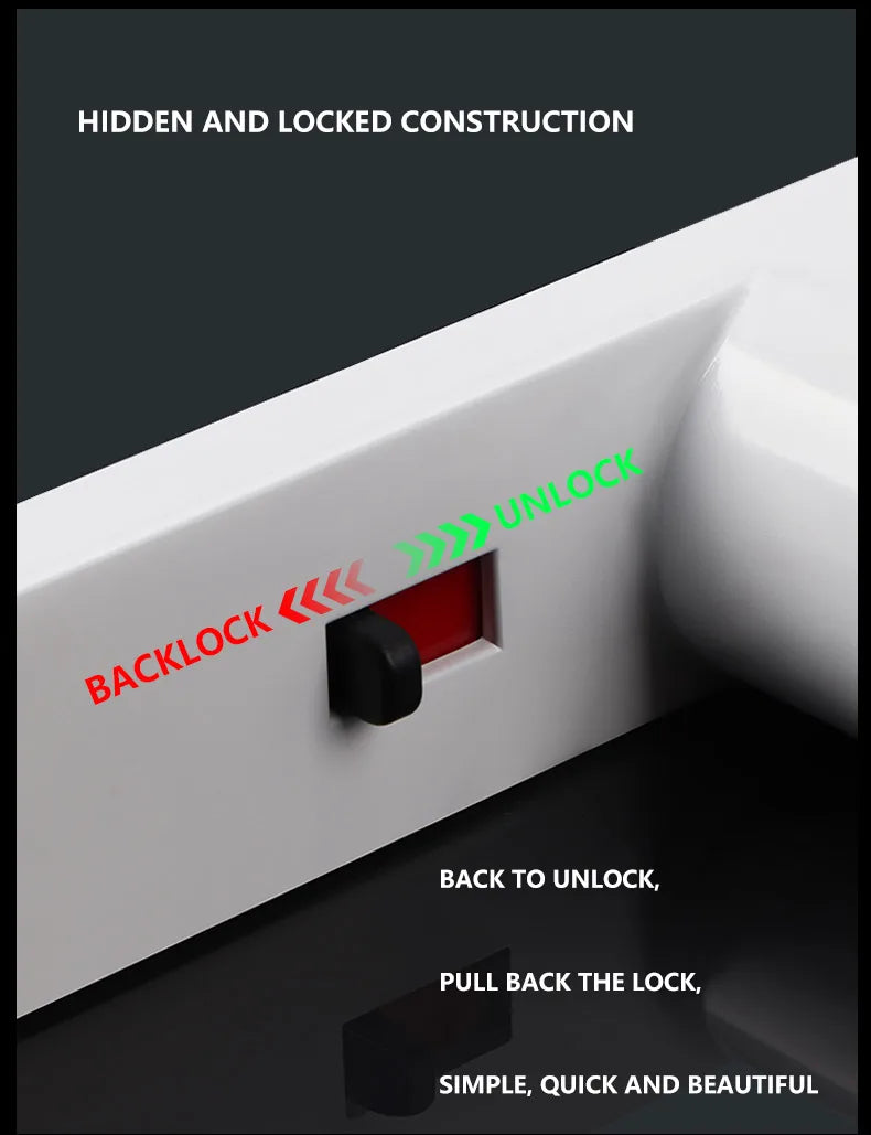 2023 New Ecological Door Lock Indoor Magnetic Suction Silent Minimalist Door Lock Bedroom Door Lock Modern Simple Door Handle