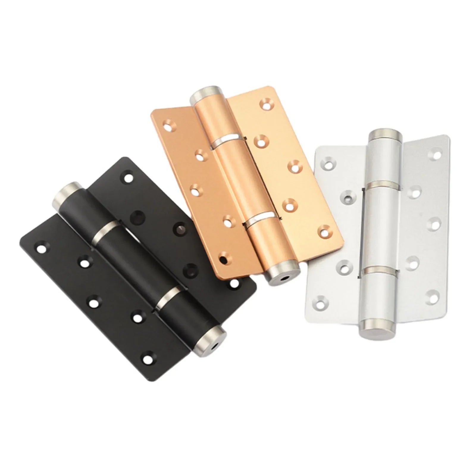 2 Pieces Soft Closing Door Hinge Automatic 90° Positioning Hydraulic Door Closer 5 Inch Adjustable Door Closer Hardware