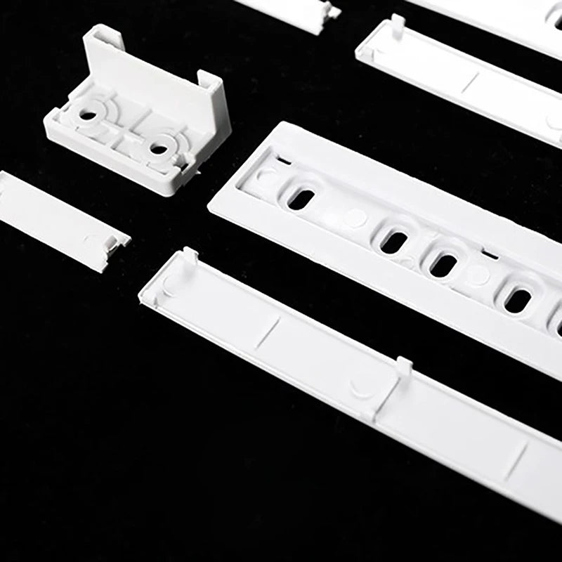 1Set Sliding Guide Moving Slide Embedded Refrigerator Slide Rail For Fridge Door Slide Rail Mounting Kit Refrigerator Door