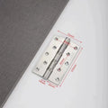 304 Stainless Steel Door Hinges with Ball Bearing, Non-Removable Pin, Heavy Duty for Exterior Interior Doors, 4 in, 5 in, 2PCs