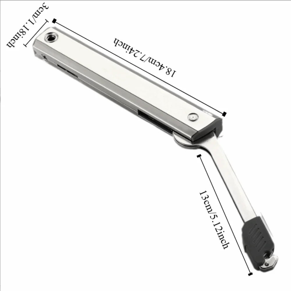 Heavy Duty Hydraulic Cabinet Hinge Adjustable Buffering Soft Closing Hinges Concealed Sturdy Gas Strut Cabinet Wardrobe Door