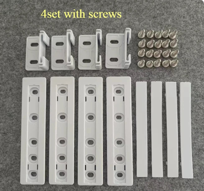 Refrigerator Drawer Slide Rail Integrated Fridge & Freezer Door Mounting Bracket Fixing Slide Kit Door Connecting Parts