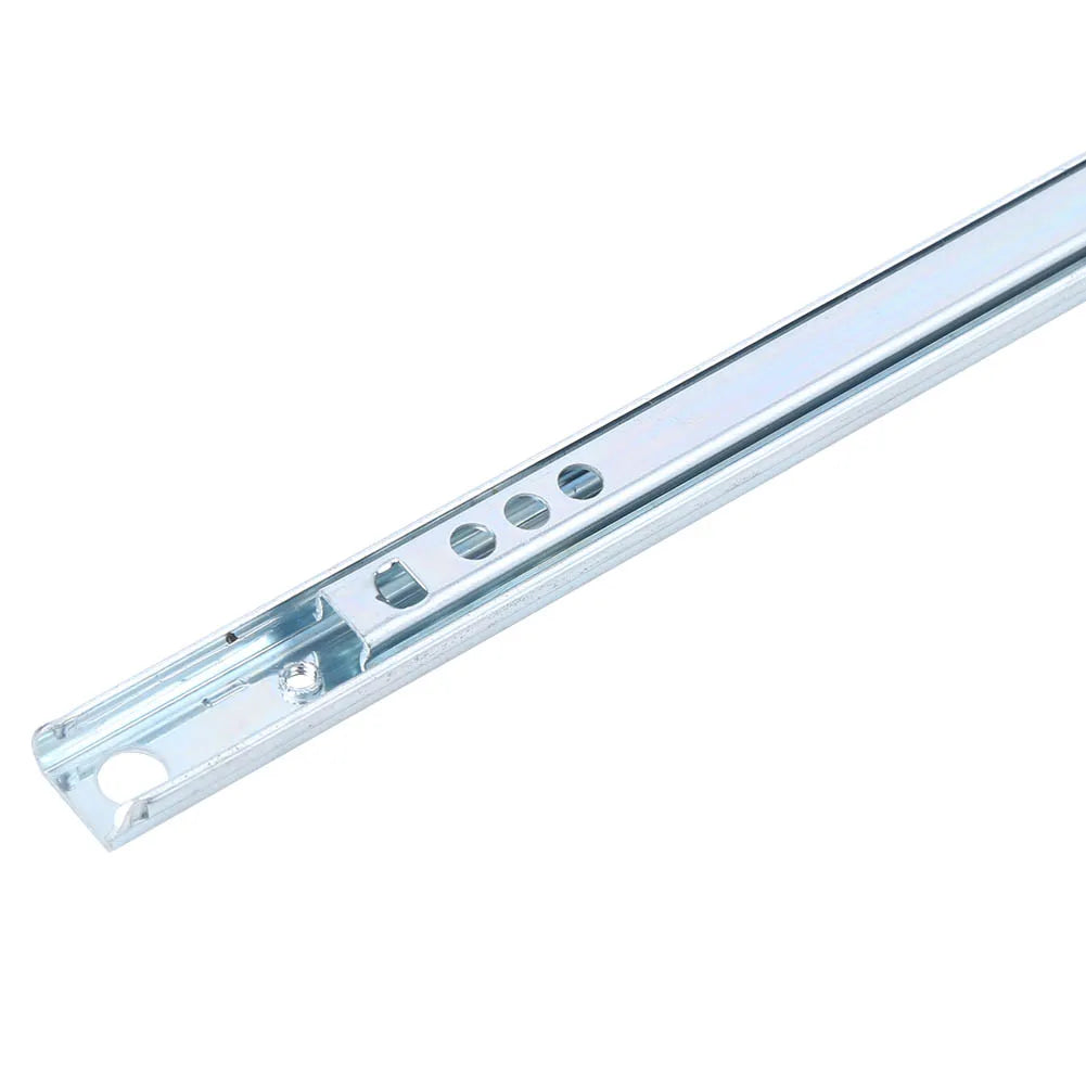 2Pcs/Set 450x17mm Drawer Steel Ball Slide Rail Hardware Accessory for Cabinet Closets Drawer Ball Bearing Slide Drawer Hardware