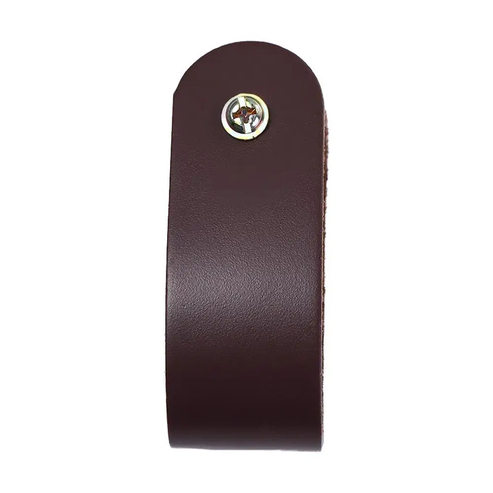 Furniture Modern Style Soft Kitchen Wardrobe Cabinet Environmentally Door Pulls Drawer Handle Leather Handle Furniture Knobs
