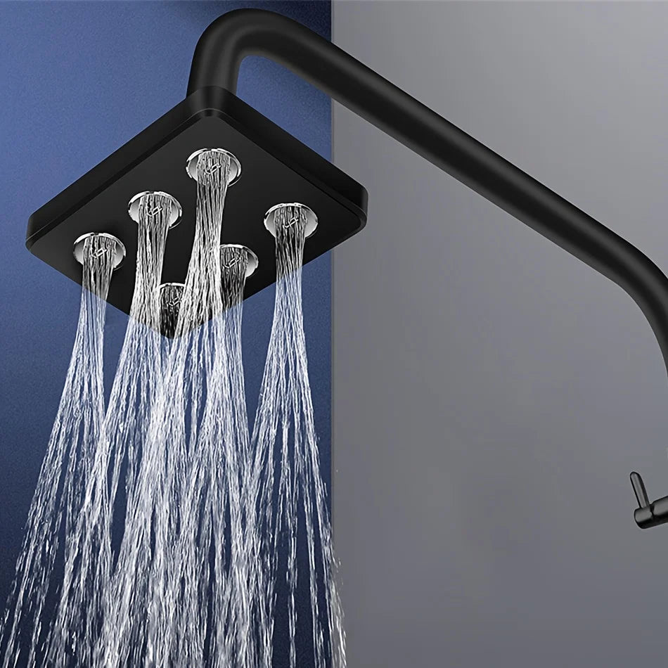 Upgrade Your Bathroom with this Supercharged Wall-Mounted Shower Head! bathroom accessories, shower head