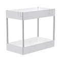1/2 Pcs Under Sink Storage Organizer 2 Tier Drawer Multipurpose Rack Cabinet Under Sink Storage Rack Bathroom Kitchen Organizer
