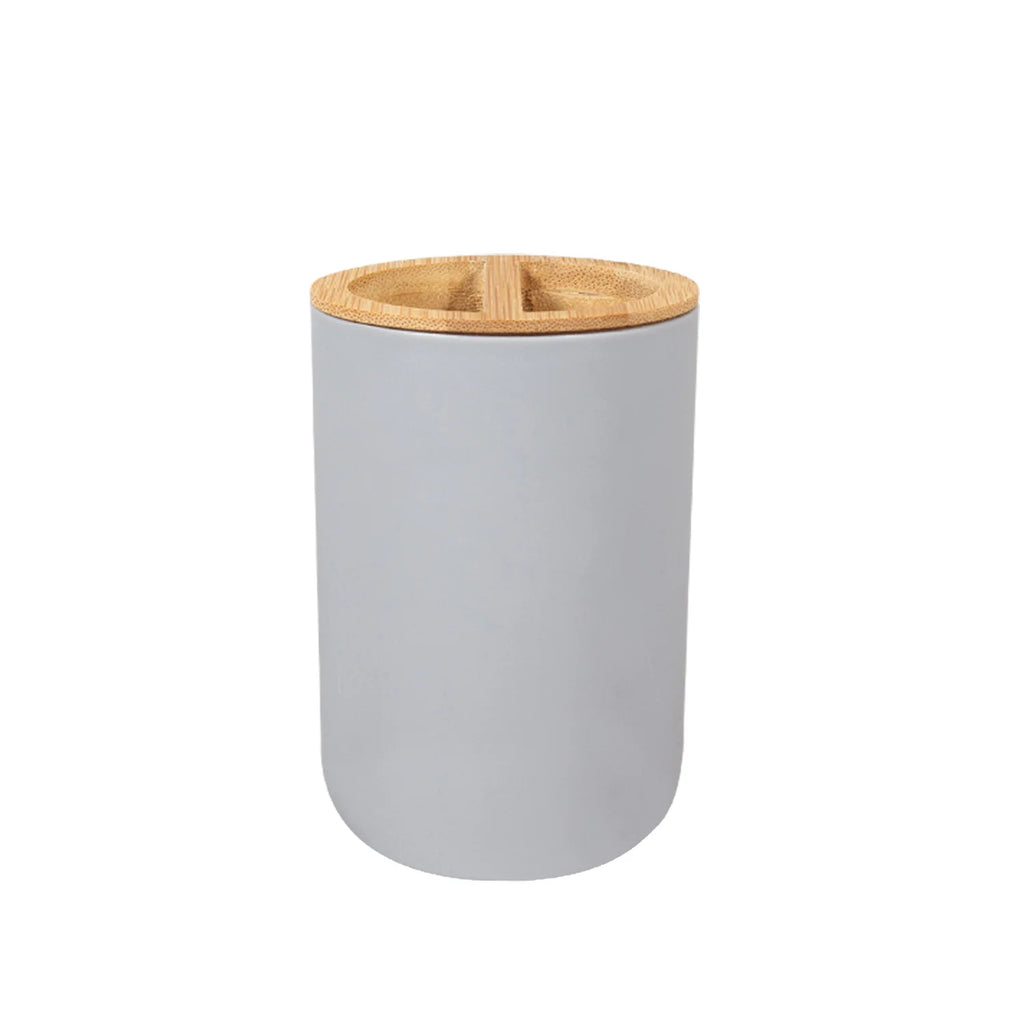 Bamboo Bathroom Accessories Toilet Brush Toothbrush Holder Gargle Cup Soap Holder Lotion Dispenser Bathroom Essential Accessory