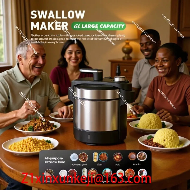 New African Staple Food Machine FUFU Machine, Ghana Banku Maker, Swallow Paste, Meat Grinder