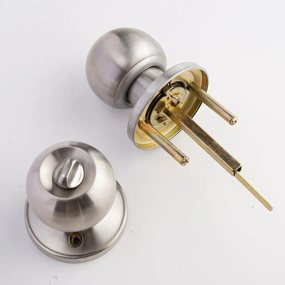 Universal Door Handle Knobs Bathroom Entrance Locks Accessories Bedroom Living Room Lock With Keys Door Lock