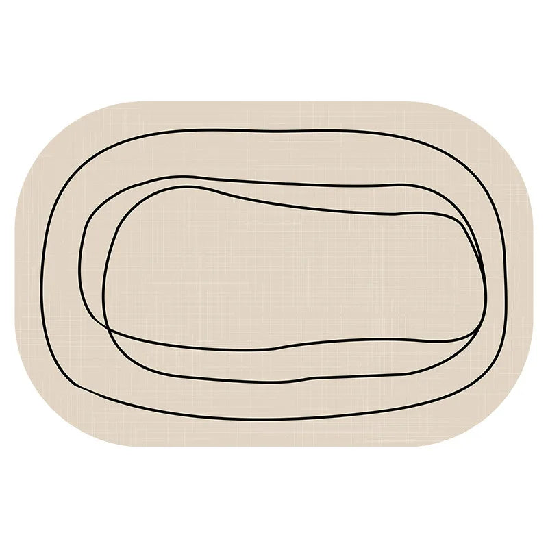 Bathroom Carpet Mat Bathroom Modern Diatomaceous Earth Bath Mat Soft and Comfortable Suitable for The Bathroom Floor  Mat