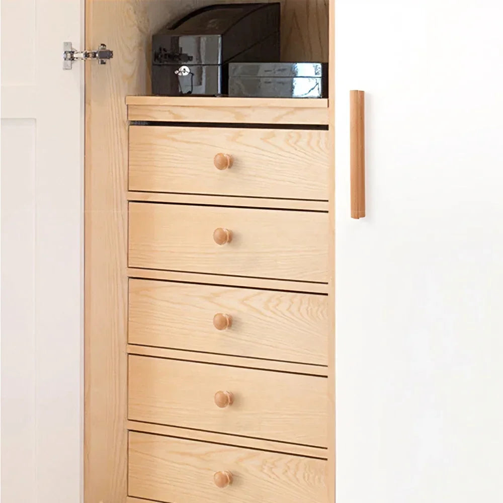 Wooden Furniture Handles Walnut Kitchen Cabinet Handles Drawer Knobs Handles for Cabinets and Drawers Long Wardrobe Pulls